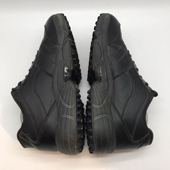 3N2 Reaction Lo Umpire Softball - Baseball Cleats Men's 10 Black Leather Sneaker - Picture 7 of 10